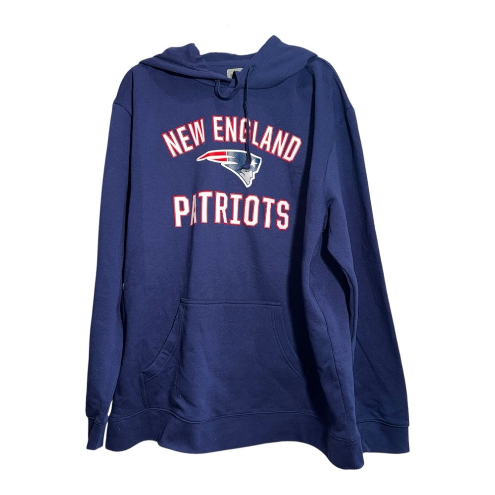 FANATICS Men's New England Patriots Logo Hooded Sweatshirt NWOT 3X **see desc**